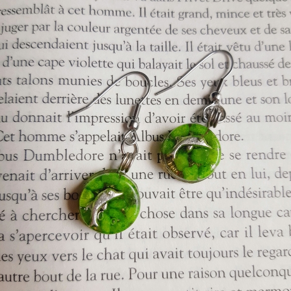 Dolphin_Earrings_Orgonites - Picture 3 of 3